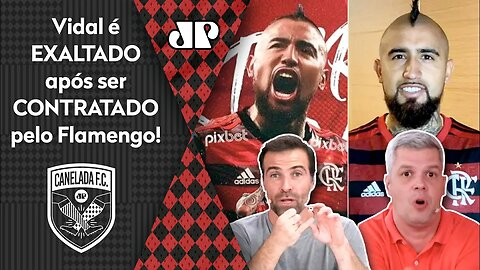 "O Vidal FECHOU com o Flamengo! Pô, você VÊ ESSE CARA JOGANDO e..." NOVO REFORÇO é EXALTADO!