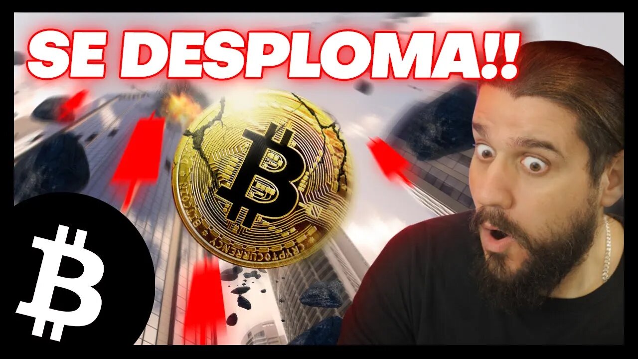 🔴 BITCOIN CAYENDO AL LÍMITE!!! (Y ahora qué¡?) | PRECIO BITCOIN HOY | Análisis #Crypto Diario /V390