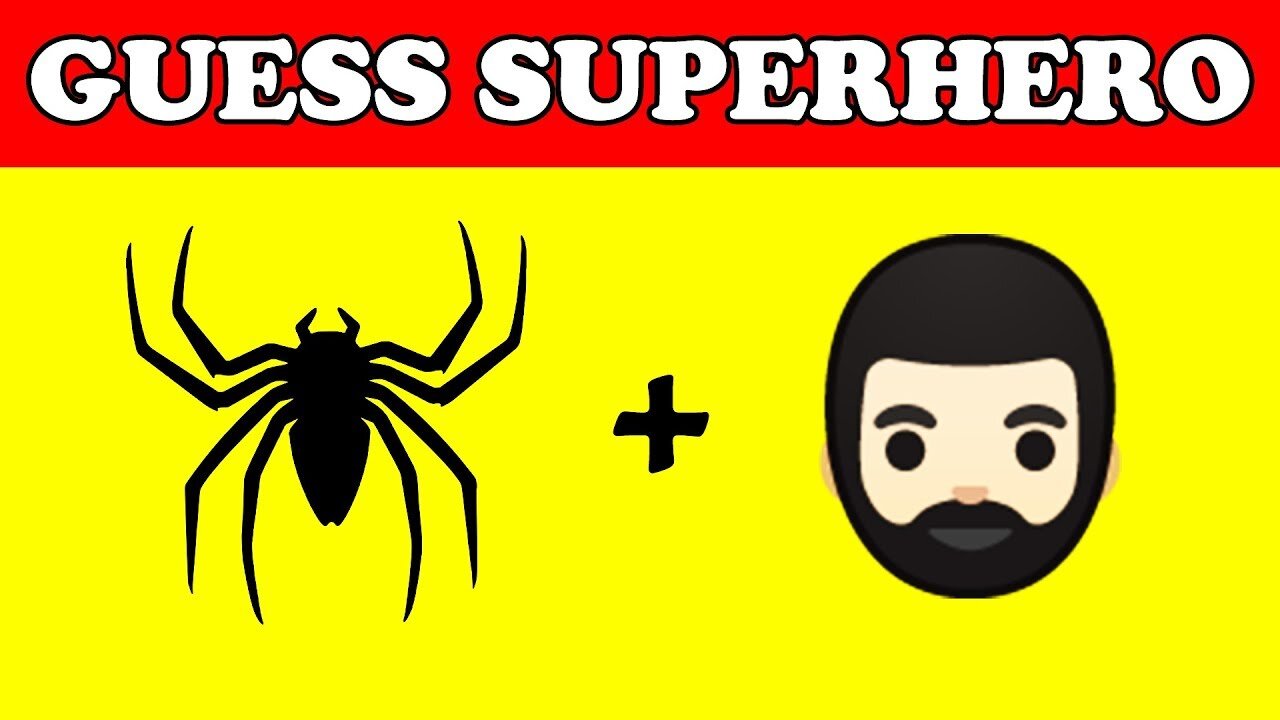 Superhero Quiz | Guess Superhero from emoji | # 14