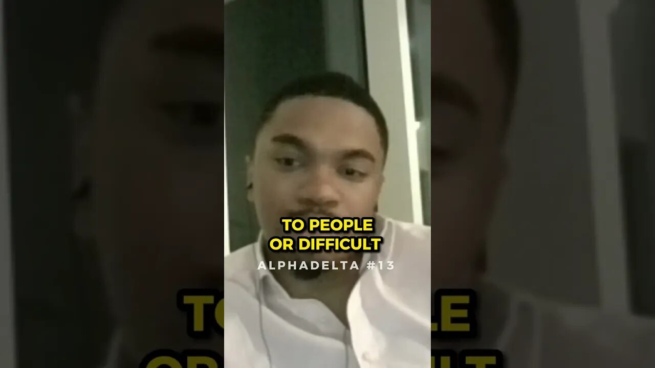 Being A Nice Costs You 🤔 #shorts #nice #alphadelta #podcast #careers #business