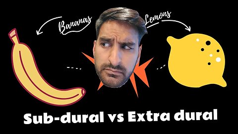 Telling the difference between bleeds in the head (subdural Vs extradural)