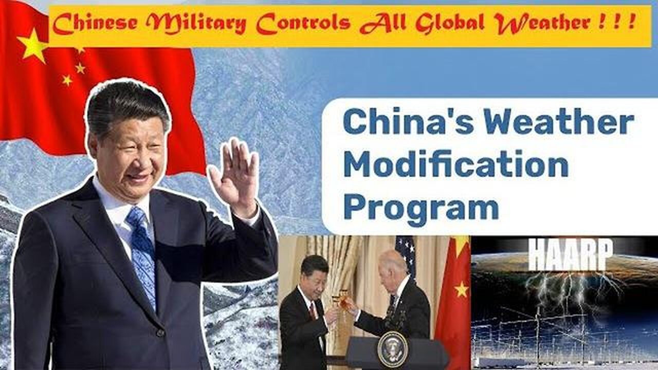 PRESIDENT OF CHINA NOW OPENLY ADMITS HE SENT HURRICANES TO DESTROY AMERICAN CITIES & OIL PRODUCTION!