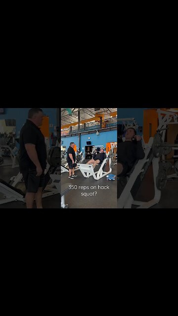 350 reps on hack squat? #shorts