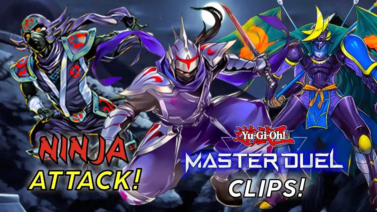 NINJA ATTACK! | MASTER DUEL GAMEPLAY! | YU-GI-OH! MASTER DUEL CLIPS!