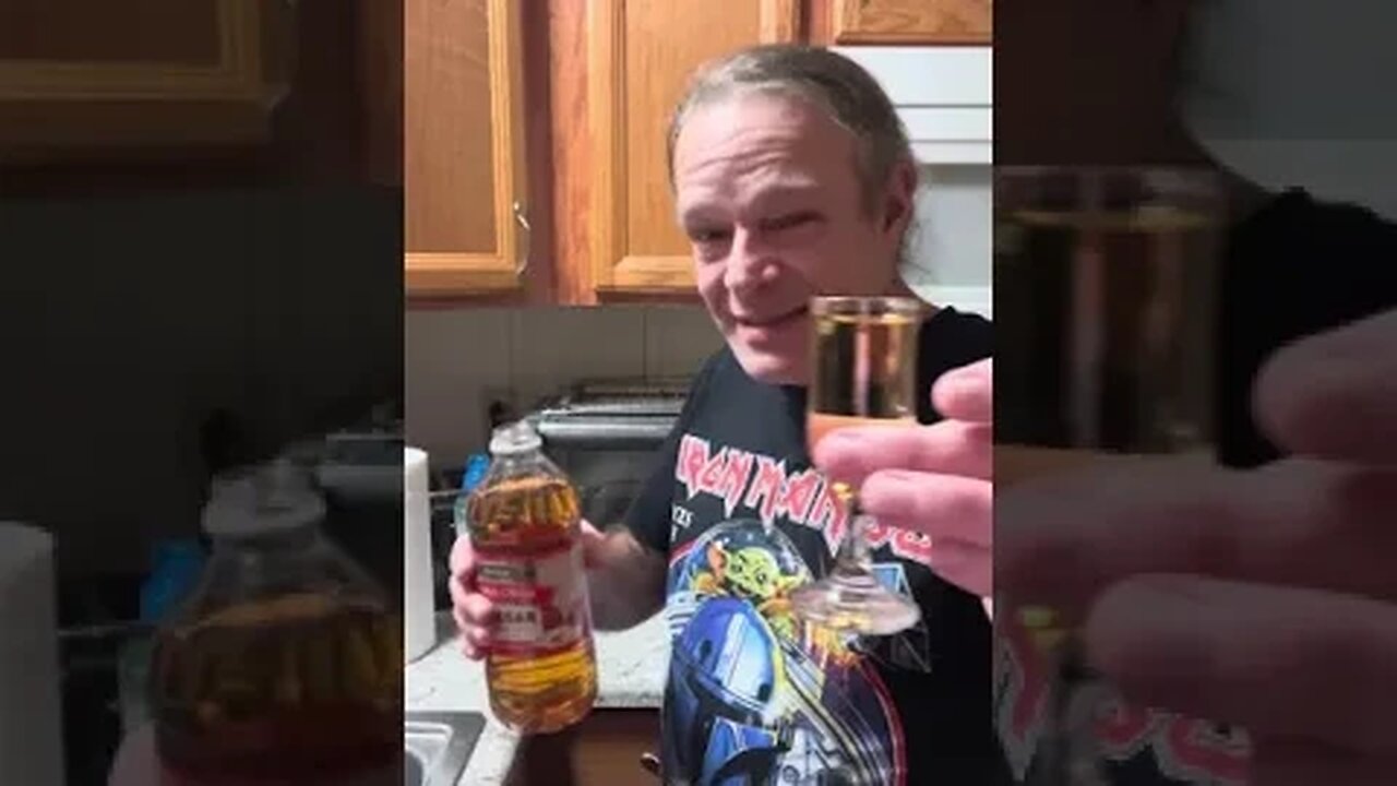 Quantum Short, Time to get healthy! Vinegar shot ￼