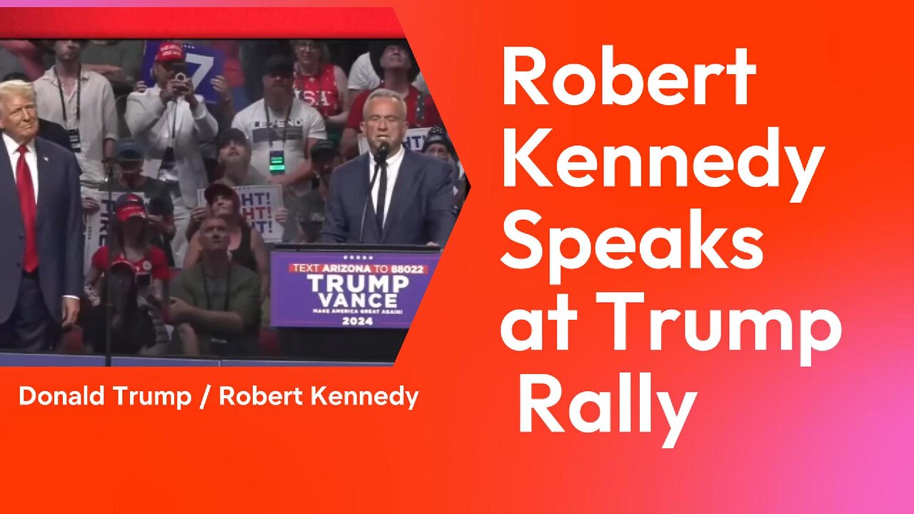 Robert Kennedy jr. Speaks at Donald J. Trump's Rally