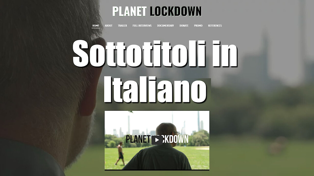 Planet Lockdown: Intervista a Fusillo con sottotitoli