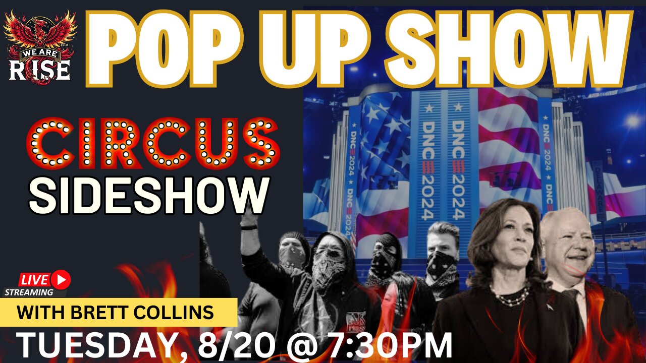 What's Next for Chicago? DNC Circus, Antifa Chaos, & Dark Carnival Ride | Pop-Up Show Aug 20th