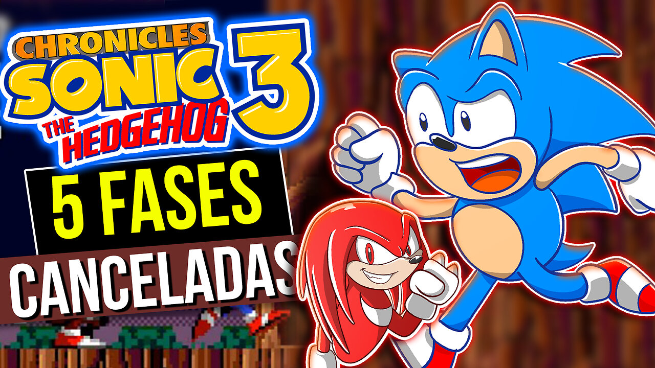 SONIC 3 com 5 fases SECRETAS - Sonic 3 Chronicles #cosgamer