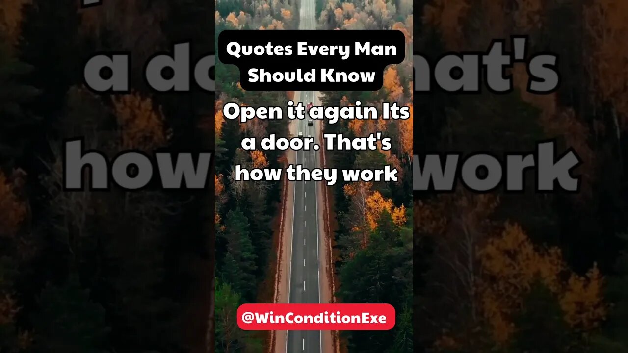 The Best Quotes Every Man Should Know | Closed Doors | Success hack.