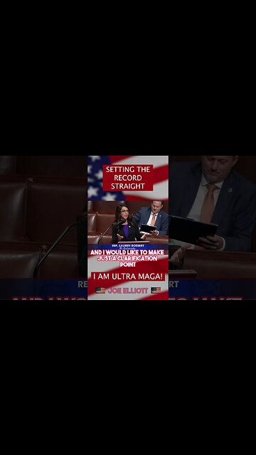 🇺🇸 Rep. Lauren Boebert DESTROYS Dem, I AM ULTRA MAGA #shorts