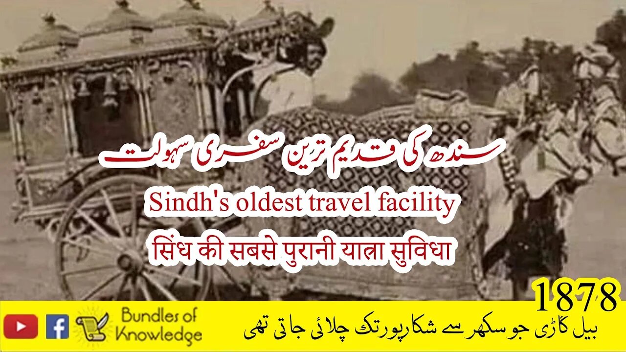 1878 ki Beel Gaari - Sindh Old Travelling - सिंध की सबसे पुरानी यात्रा सुविधा - Bundles Of Knowledge