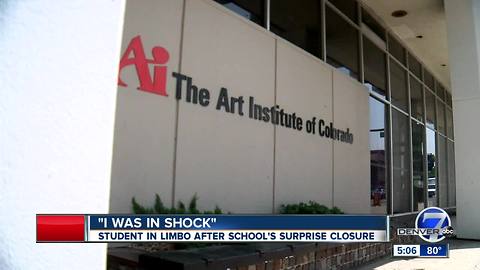 Students left scrambling by Art Institute of Colorado in Denver