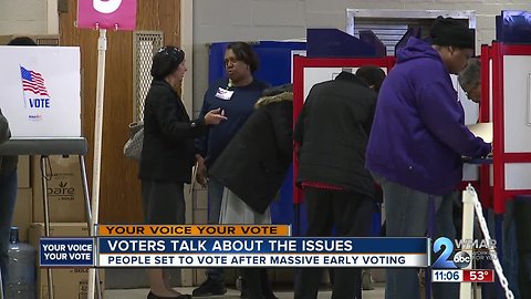 Voters talk issues ahead of hotly contested mid-term election