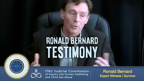 Ronald Bernard | ITNJ Testimony (2018)