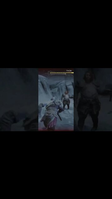 Thor Punches The Spartan Rage Out Of Kratos #godofwar #gaming #shorts