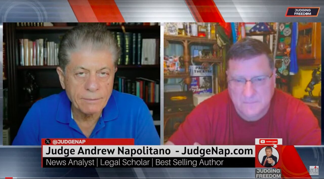 Geopolitical Updates w Judge Napolitano & Scott Ritter : Israel Suicidal for Invading Lebanon.