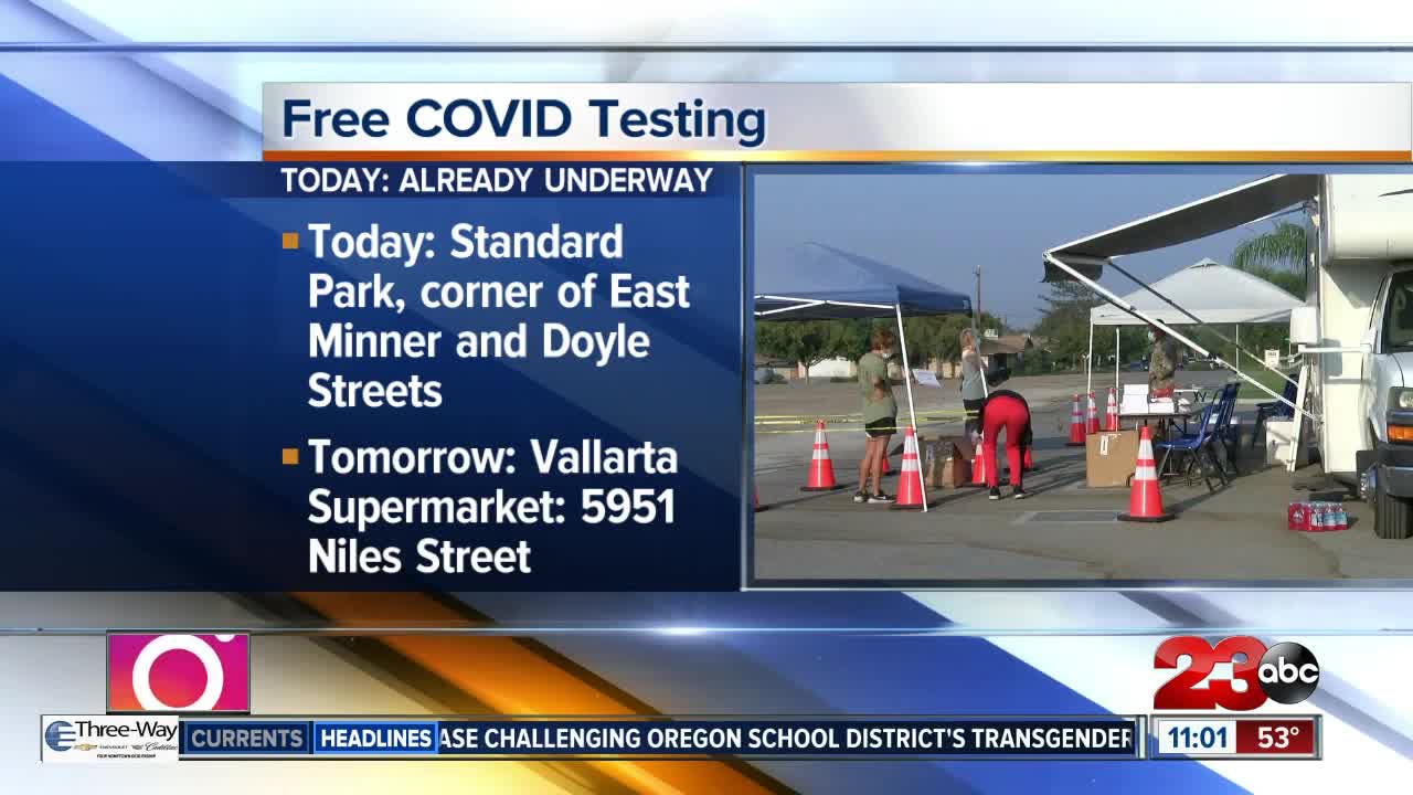 Free COVID testing happening this week