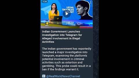 News Shorts: Indian Government versus Telegram Founder