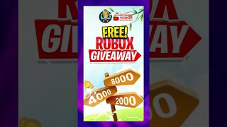 🔴 Roblox Free Giveaway - Robux Giveaway #shorts