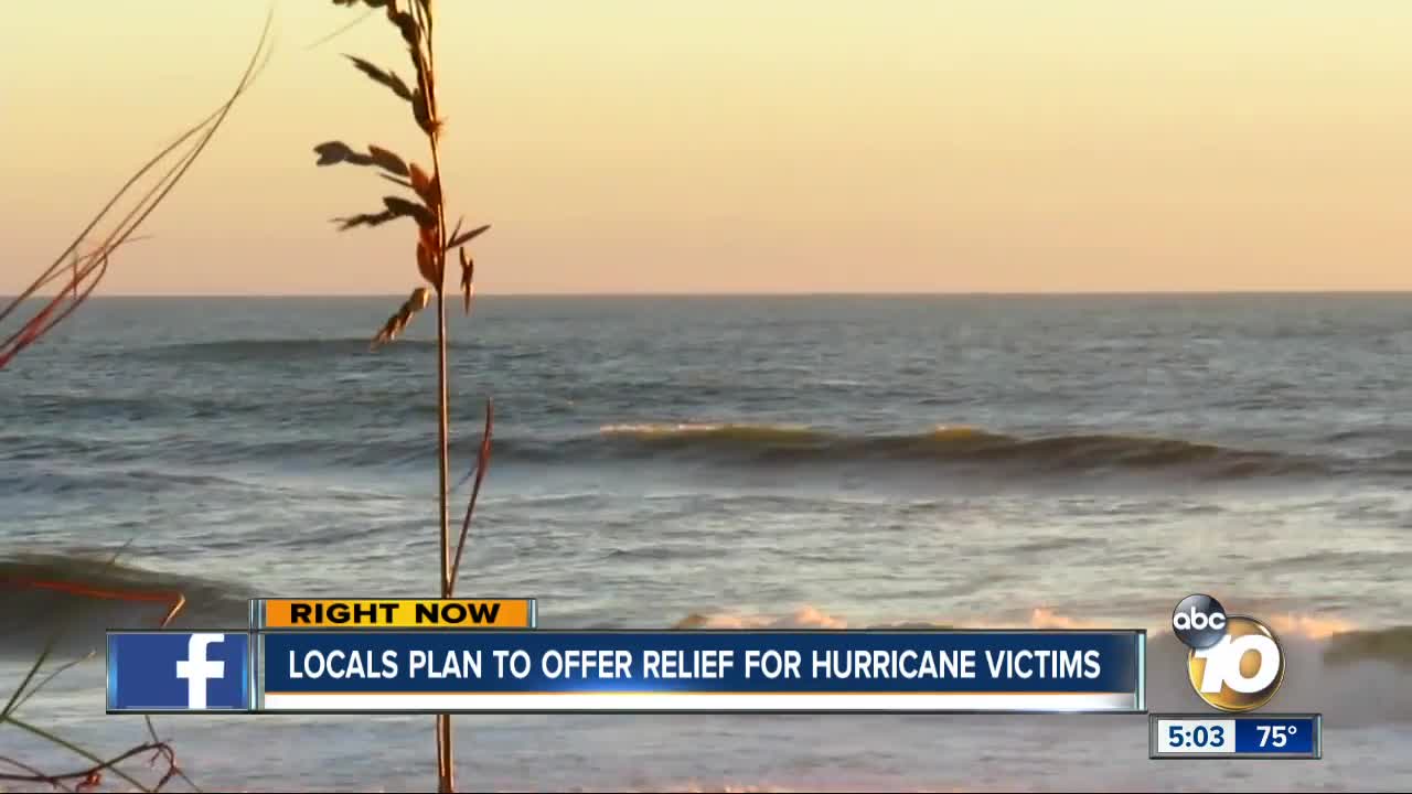 Locals plan to offer relief for hurricane victims