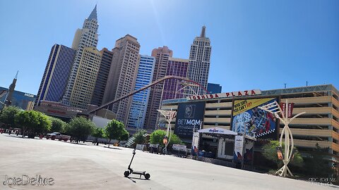 🛴💨💯🤙Electric Scooter Tour:Las Vegas Nevada Stratosphere•Mandalay Bay Morning Ride😎Hype Version