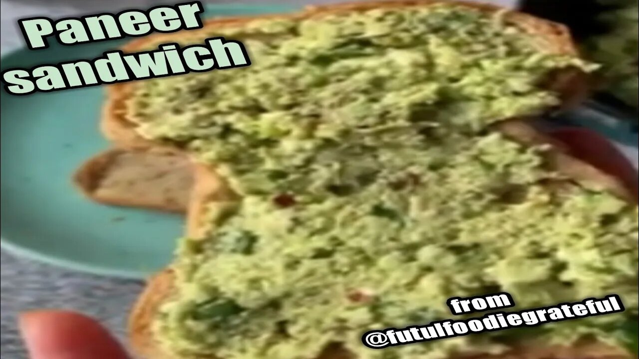 Paneer sandwich | @futulfoodiegrateful on IG 🥪😋 #sandwich #paneer