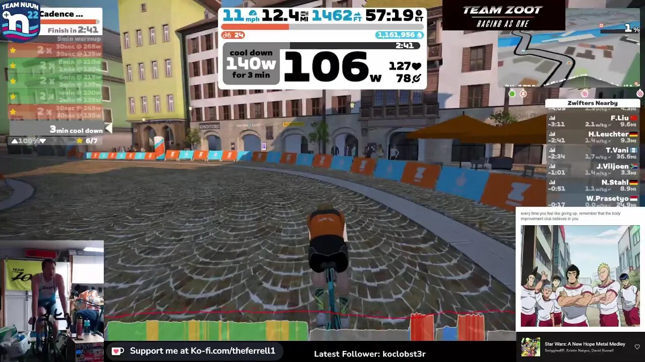 FBT Pain Cave - Zwift Tri Academy Workout 1