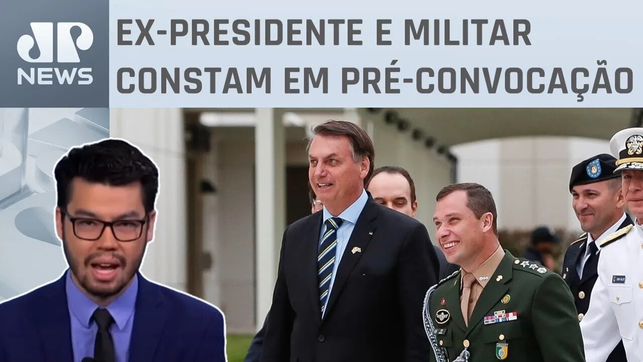 Bolsonaro e Mauro Cid estão em lista da CPMI do 8 de Janeiro; Kobayashi analisa