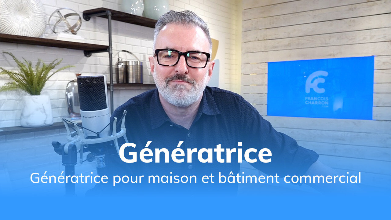 Génératrice pour maison et bâtiment