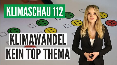 Klimawandel ist Bevölkerung weniger wichtig als andere Probleme - Klimaschau 112