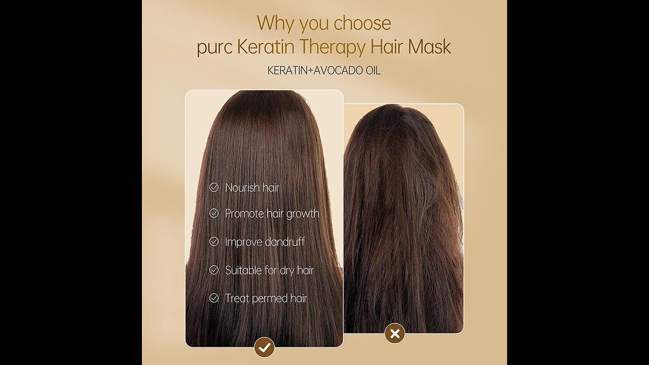 Keratin therapy hair mask