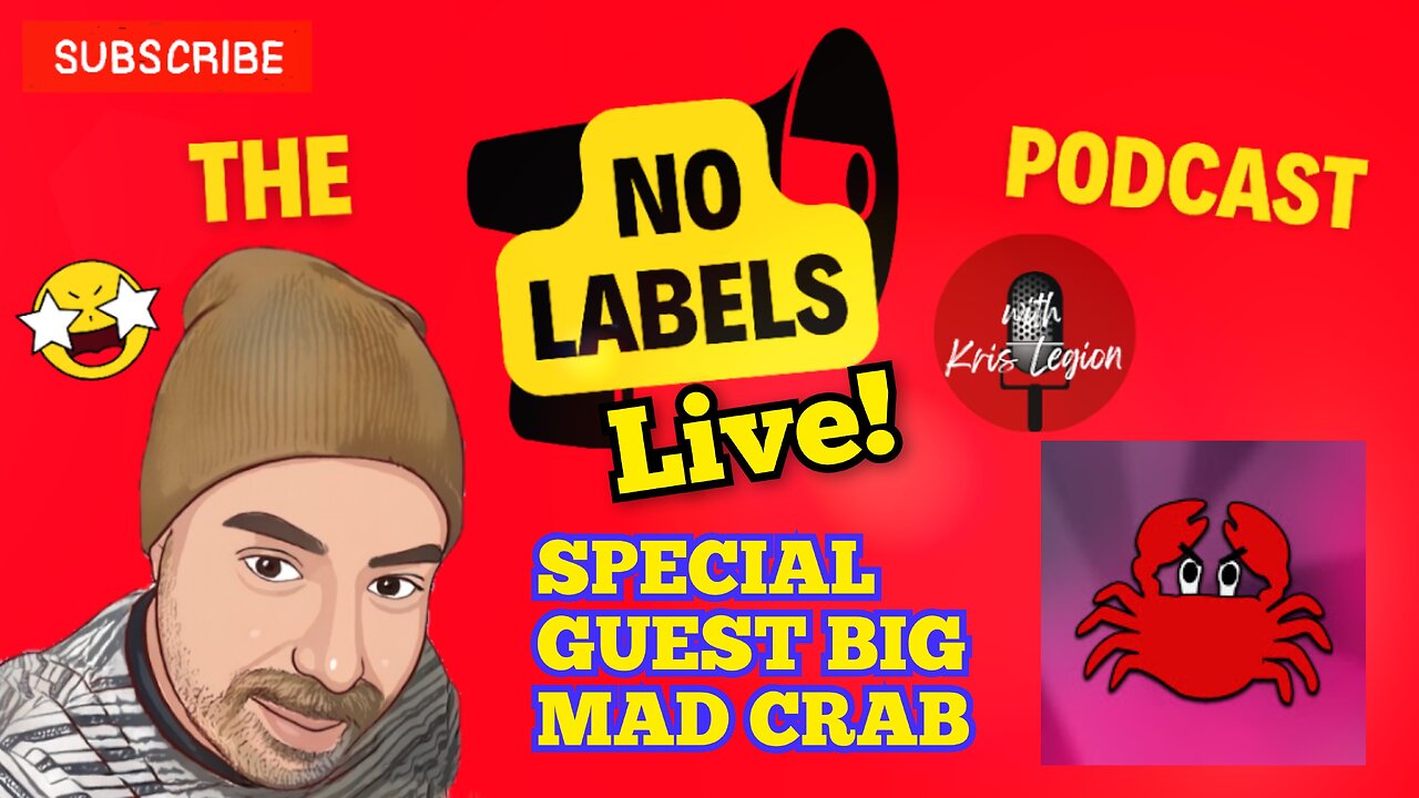 Special Guest: Big Mad Crab! Discussing the TikTok Ban - No Label Pod Live