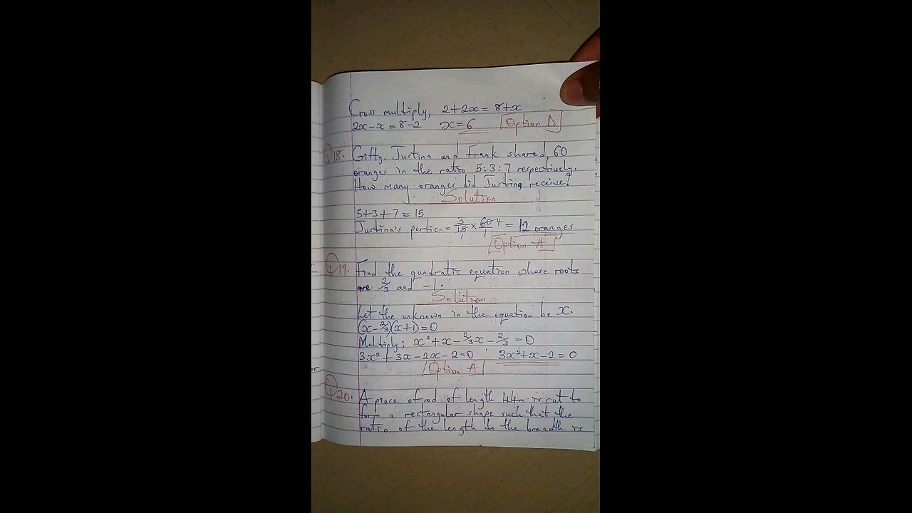 #WASSCE#2024#MATHS#OBJECTIVE#QUESTIONS#20#TO#40 #CORRECT#SOLUTIONS#ONLY#BY#HEROINEC😊✅️👌