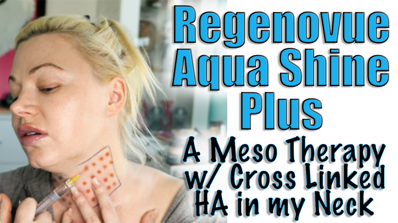 Regenovue Aquashine Plus in my Neck from Glamderma.com | Code Jessica10 Saves you Money!