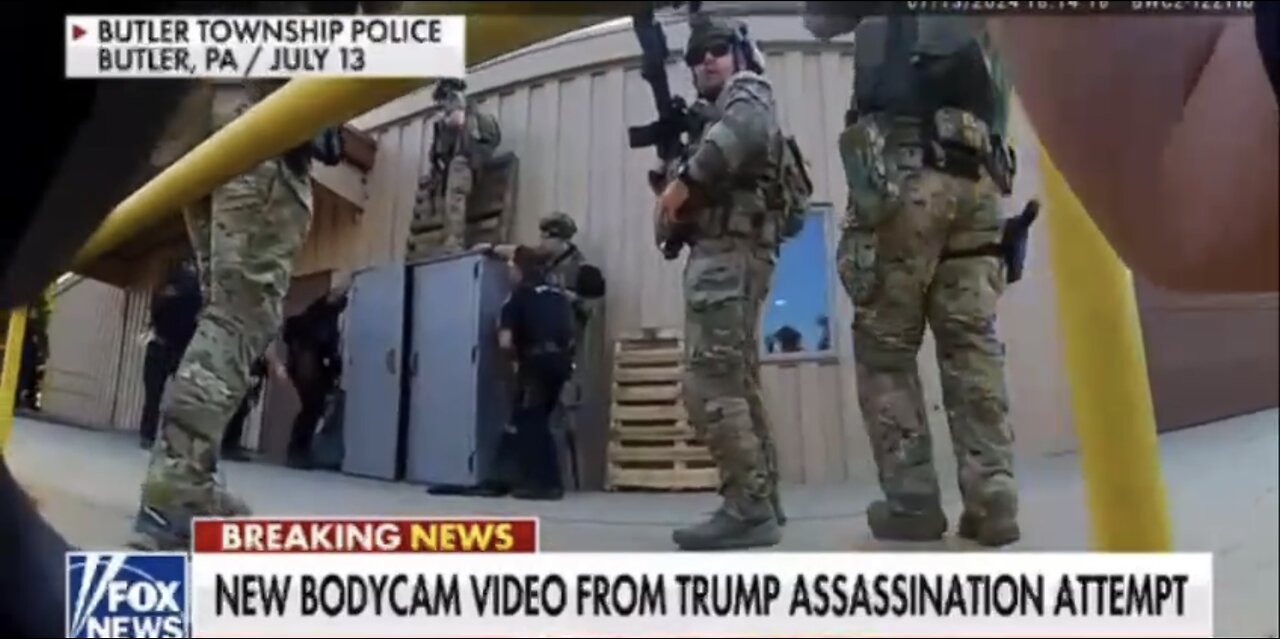 POLICE BODYCAM FOOTAGE🏚️🥷🚓👮♂️📸DURING FAILED ASSASSINATION ATTEMPT ON TRUMP🕺🏚️🥷💫