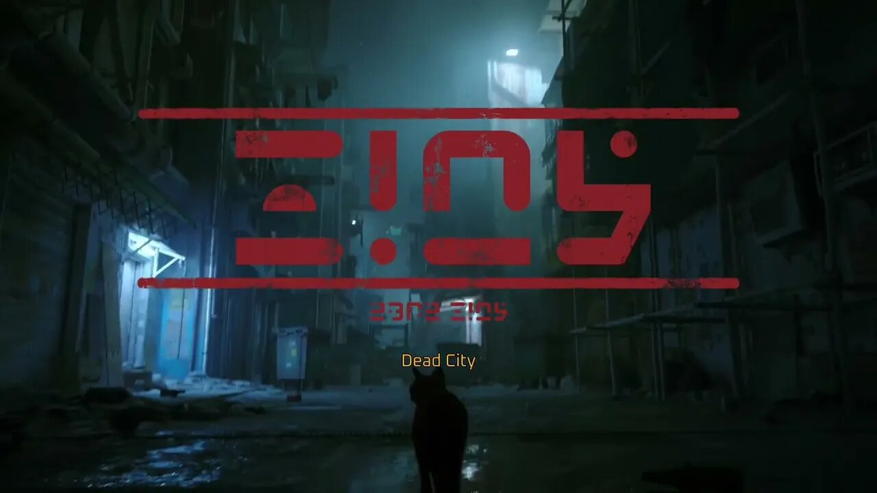 Checking out Stray on PlayStation 4