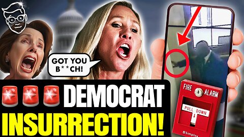 Democrat Caught ON-CAMERA Pulling FIRE ALARM to EVACUATE Congress, Keep GOP From Voting | JAIL! 🔥🚨