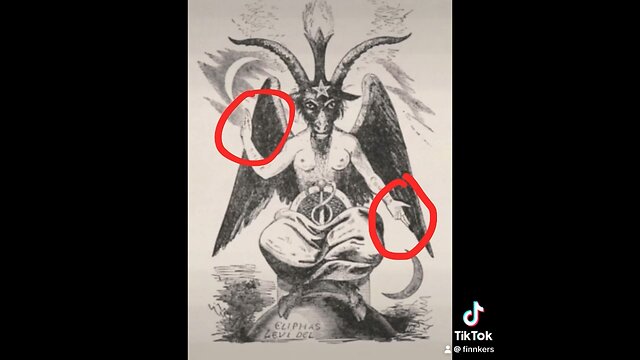 Celebrities paying homage to Baphomet