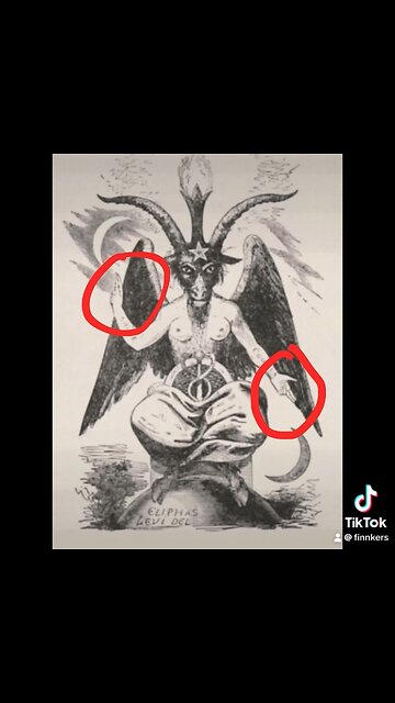 Celebrities paying homage to Baphomet