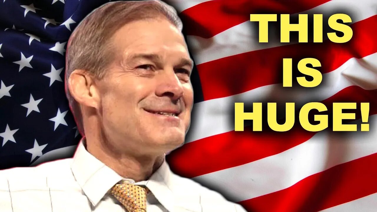 BREAKING: JIM JORDAN JUST SHOCKED THE WORLD!!