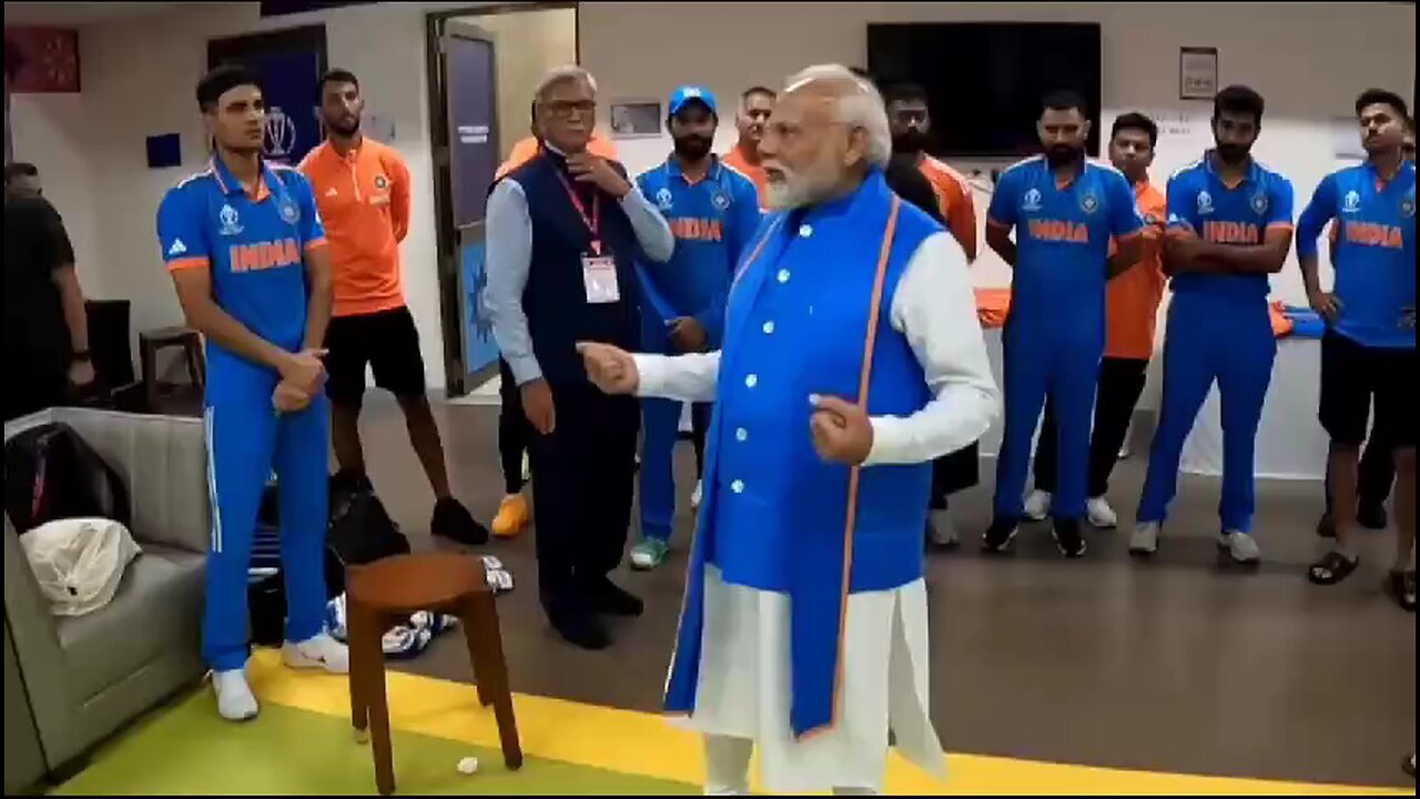 IND 🆚 AUS के मैच के बाद Modi Ji dressing Room Indian Player Ke साथ...!!!