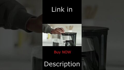 Amazon Basics 5 Cup Coffee Maker with Reusable Filter, Black and Stainless Steel