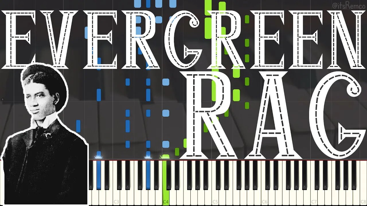 James Scott - Evergreen Rag 1915 (Ragtime Piano Synthesia)