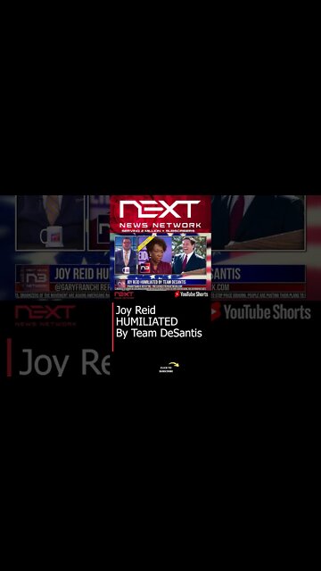 Joy Reid HUMILIATED By Team DeSantis #shorts