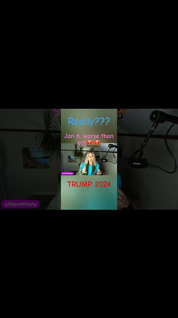 Really Jan 6 Worse than 9/11? TRUMP 2024 #9/11 #shortsvideo #trump #socialmedia #TalkwithSally