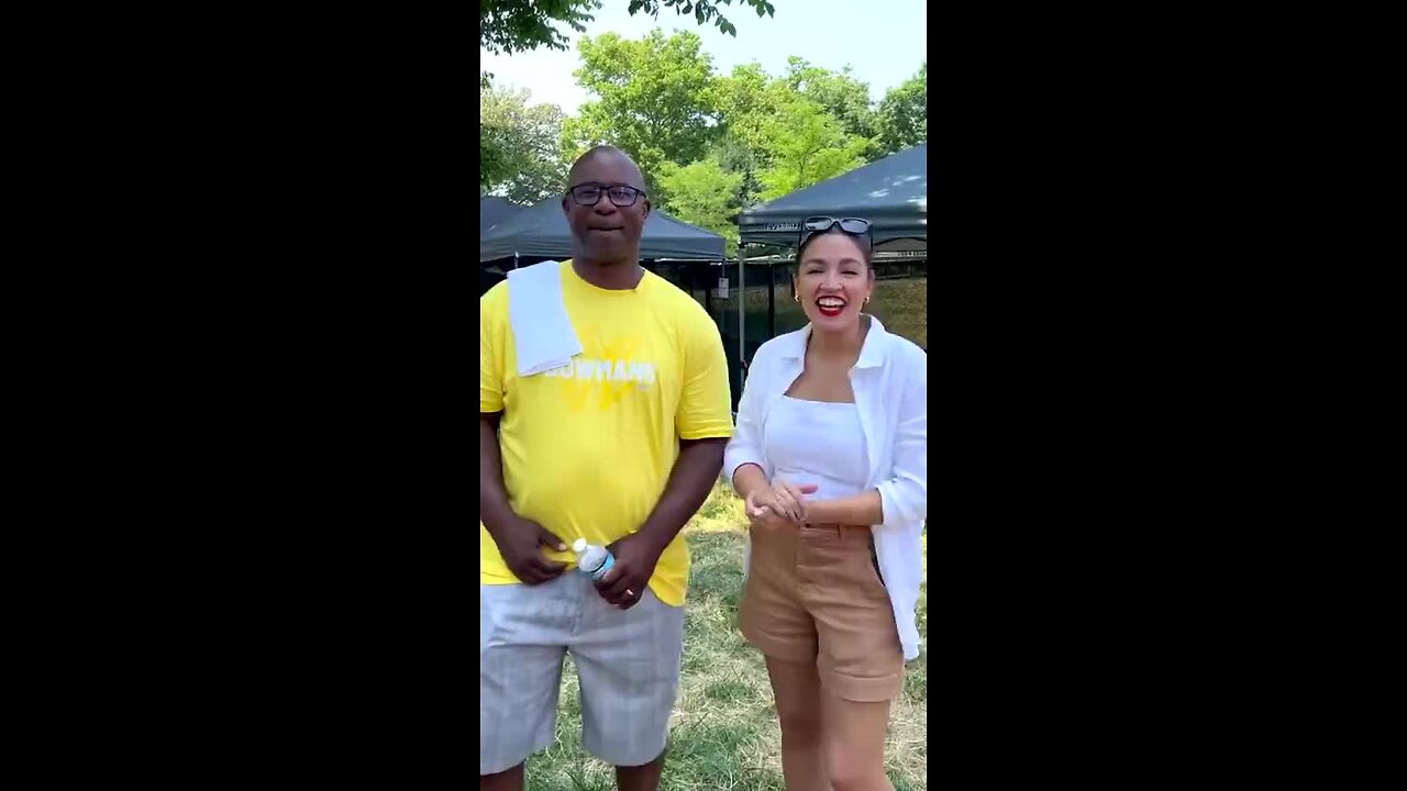 Jamaal Bowman Posts a Cringe Video with AOC Urging People of NY to Re-Elect Him: ‘Ceasefire Now, Let’s Get It Poppin’!’