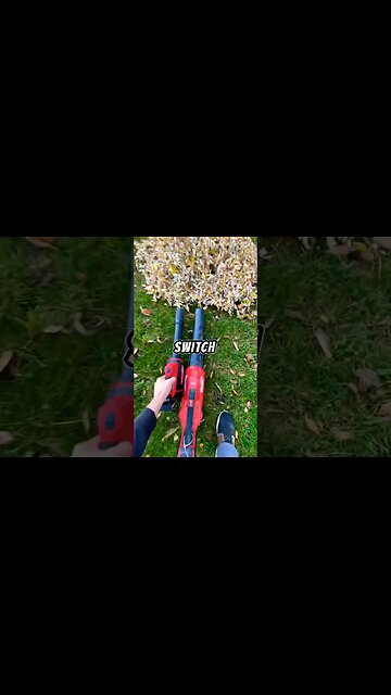 M18 vs. M12 Blower On Grass #milwaukee #shorts #diy