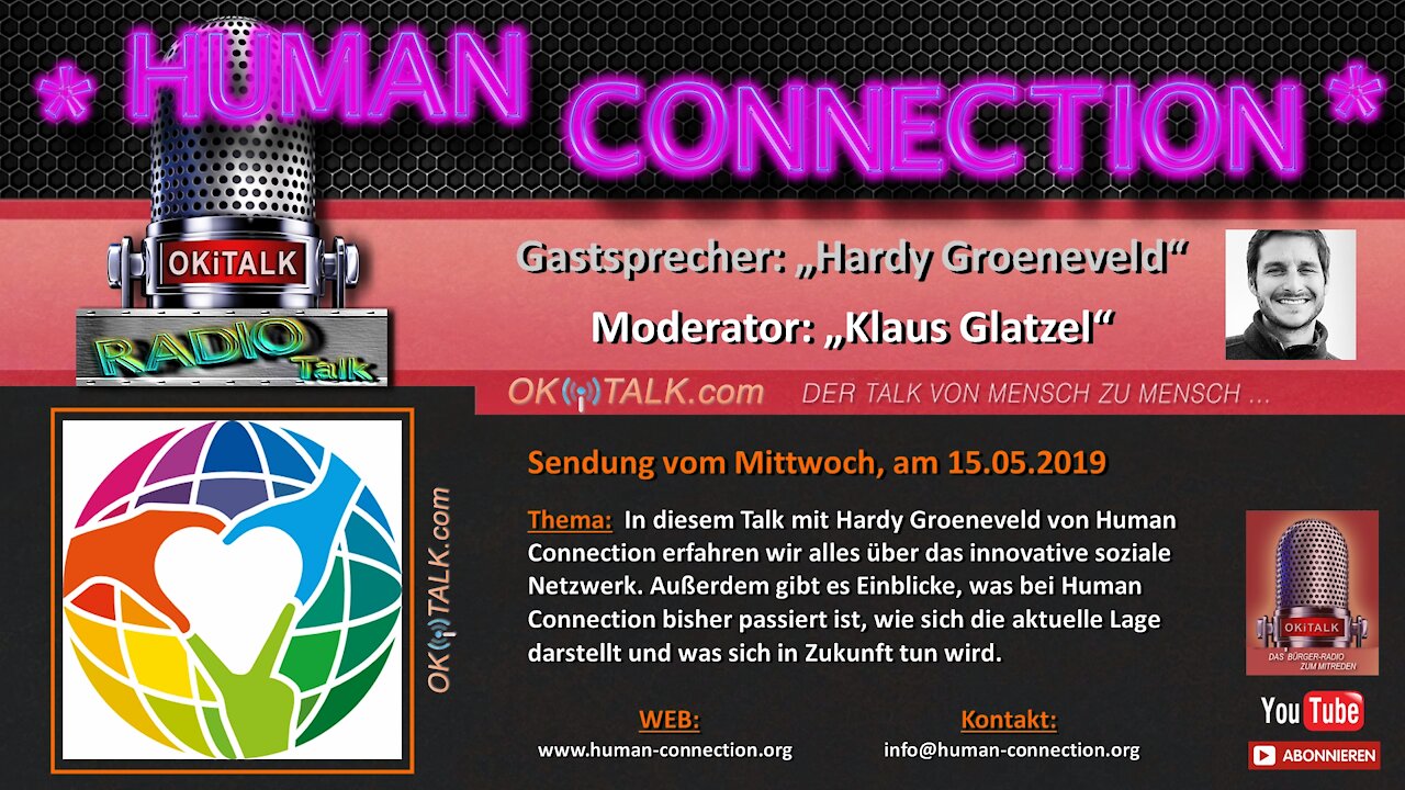 Hardy Groeneveld - Human Connection - Networking To Serve The World