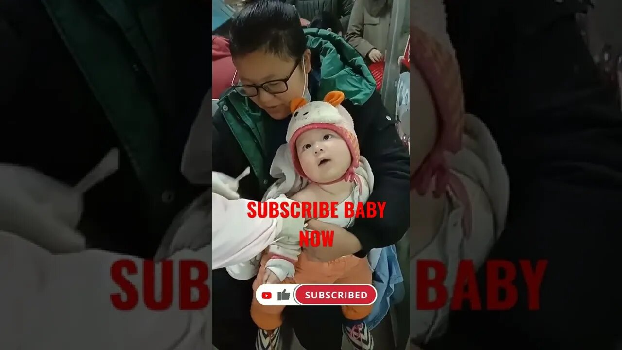 New baby get vaccine fast in world video viral 2022,Baby not cry get vaccine,#shorts #baby #funny